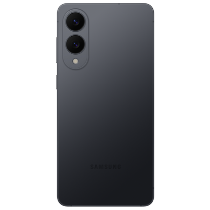 Samsung Galaxy S25 Edge 5G, black, back view flat