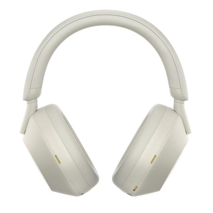 Sony WH-1000XM5, platinum silver, front view