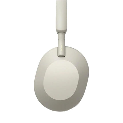 Sony WH-1000XM5, platinum silver, side earcup view