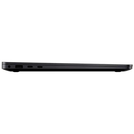 Microsoft Surface Laptop 7, black, closed side profile view