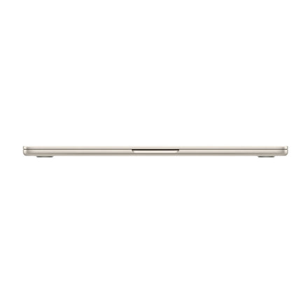 MacBook Air 13-inch 2025 M4, starlight, closed opposite side profile view
