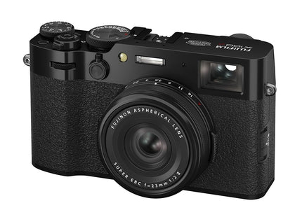 Fujifilm X100VI, black, front view