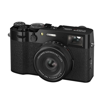 Fujifilm X100VI, black, front view