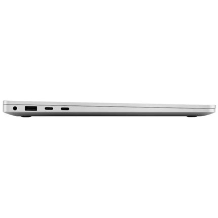 Microsoft Surface Laptop 7, platinum silver, closed side port view