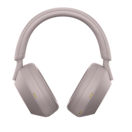 Sony WH-1000XM5, pink, front angled view