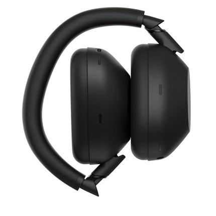 Sony WH-1000XM6, black, top/rear view folded