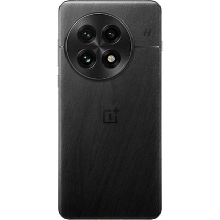 OnePlus 13, black, back view showing circular camera module