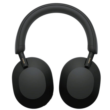 Sony WH-1000XM5, black, front angled view
