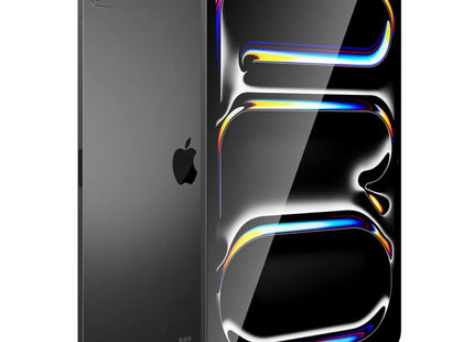 Apple iPad Pro 11-inch M4, space black, rear and front angled view