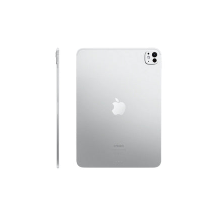 Apple iPad Pro 11-inch M4, silver, rear and side profile view