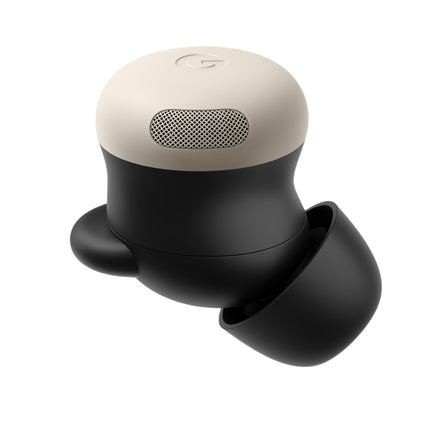 Google Pixel Buds Pro, porcelain/white-beige, single earbud side view