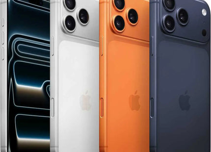 Apple iPhone 17 Pro Max, multiple colors, all color variants lineup