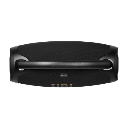 JBL Boombox 3 Wi-Fi, black, top-down view