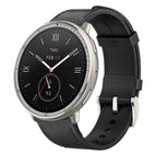 Round / Black Leather – Premium
