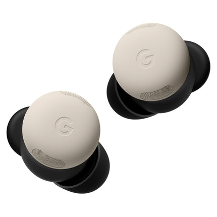 Google Pixel Buds Pro, porcelain/white-beige, pair of earbuds out of case