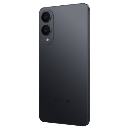 Samsung Galaxy S25 Edge 5G, black, back angled view