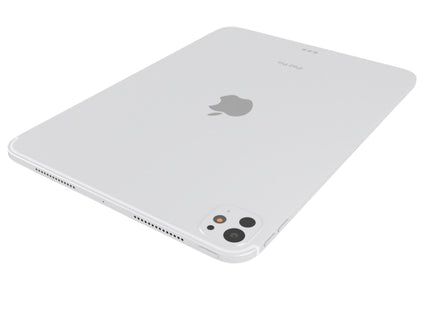 Apple iPad Pro 11-inch M4, silver, angled rear view