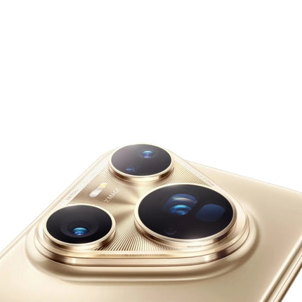 HUAWEI Pura 80 Ultra, gold, extreme close-up of camera lenses