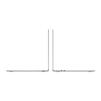 MacBook Air 13-inch 2025 M4, silver, closed thin side profile view