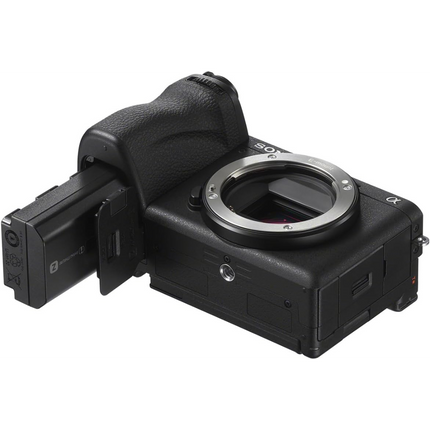 Sony Alpha 6700 APS-C Mirrorless Camera, black, front angled view body only