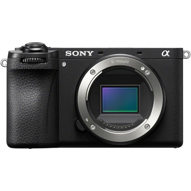 Sony Alpha 6700 APS-C Mirrorless Camera, black, front view body only