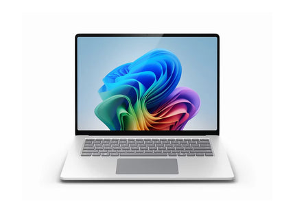 Microsoft Surface Laptop 7 15" Copilot+ PC Snapdragon X Elite in Platinum — top view