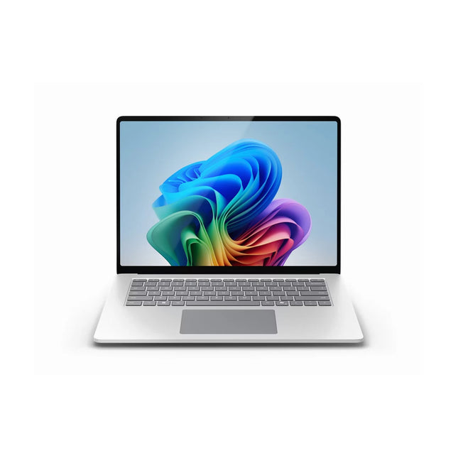 Microsoft Surface Laptop 7 15" Copilot+ PC Snapdragon X Elite in Platinum — top view