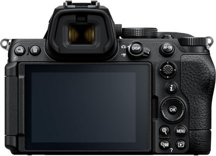 Nikon Z5 II Full-Frame Mirrorless Camera, black, rear view showing LCD and controls