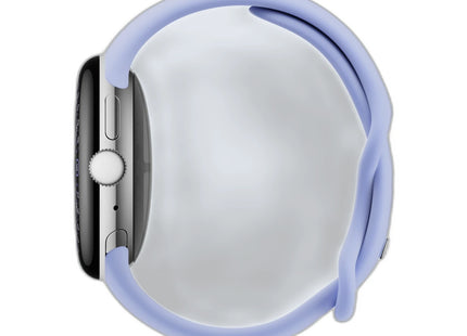 Google Pixel Watch 4 Smartwatch with Actua 360 Display in Iris — side view