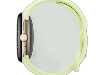 Google Pixel Watch 4 Smartwatch with Actua 360 Display in Lemongrass — side view