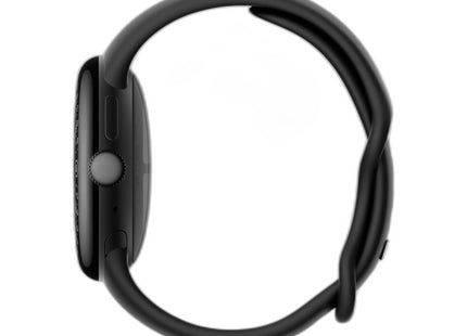 Google Pixel Watch 4 Smartwatch with Actua 360 Display in Obsidian — side view