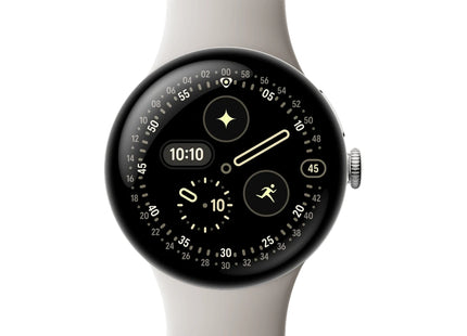 Google Pixel Watch 4 Smartwatch with Actua 360 Display in Porcelain