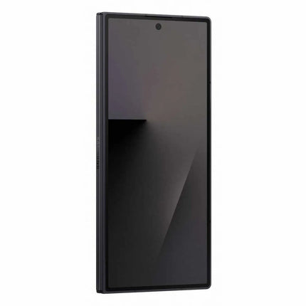 Samsung Galaxy Z Fold7, black, front view, folded closed