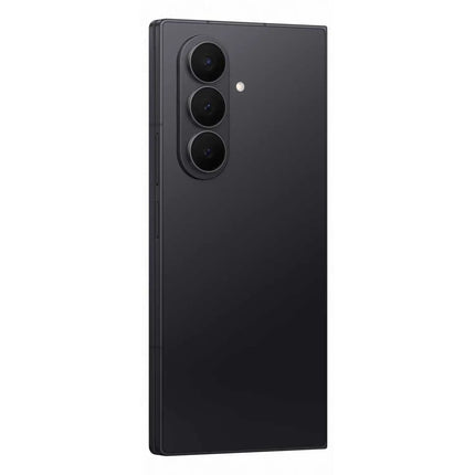 Samsung Galaxy Z Fold7, black, back view, folded closed