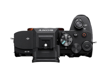 Sony Alpha a7 IV with FE 28-70mm F3.5-5.6 OSS Lens — top view