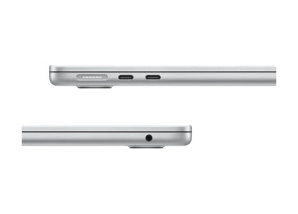 Apple MacBook Air 13-inch (2025) M4 in Silver — side view