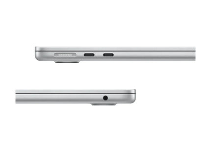 Apple MacBook Air 15-inch (2025) M4 in Silver — side view