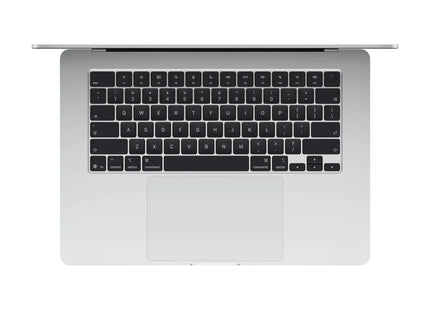 Apple MacBook Air 15-inch (2025) M4 in Silver — top view