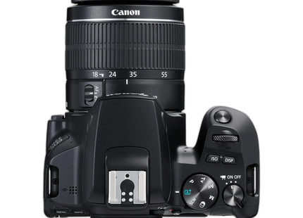 Canon EOS 250D – DSLR Camera with 18-55mm Lens — top view