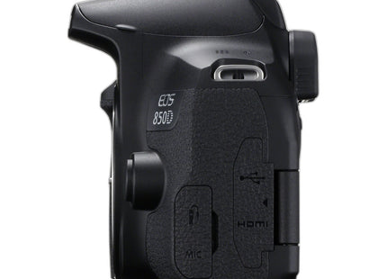 Canon EOS 850D DSLR Camera with EF-S 18-135mm Lens — side view