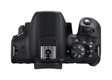 Canon EOS 850D DSLR Camera with EF-S 18-135mm Lens — top view