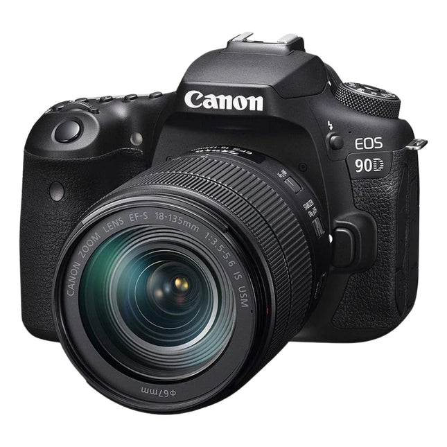Canon EOS 90D DSLR camera, front view