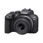 Canon EOS R10 with RF-S 18-45mm Lens — front view