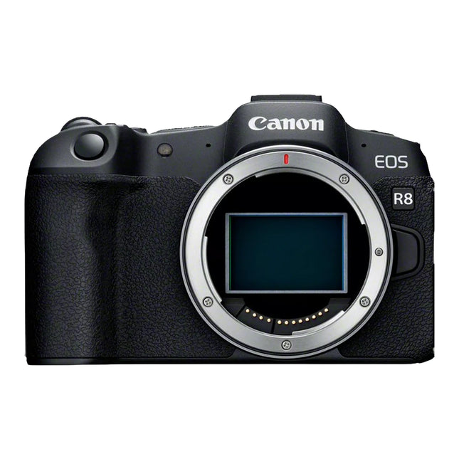 Canon EOS R8 mirrorless camera, front view