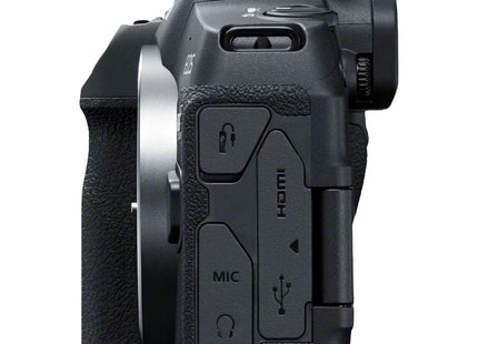 Canon EOS R8 mirrorless camera, top view