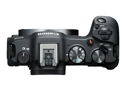 Canon EOS R8 mirrorless camera, grip view
