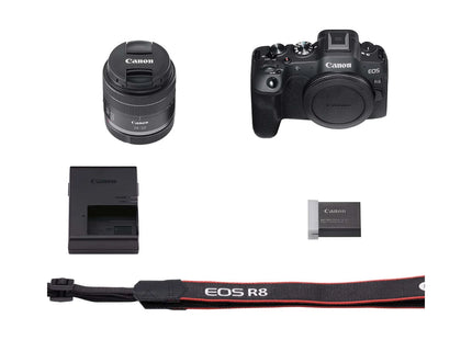 Canon EOS R8 with RF 24-50mm F4.5-6.3 IS STM Lens — with lens kit