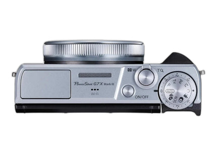 Canon PowerShot G7 X Mark III, silver, side view