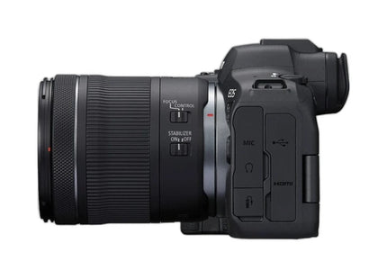Canon EOS R6 Mark II with RF 24-105mm F4-7.1 IS STM Lens — side view