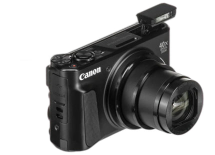 Canon PowerShot SX740 HS, black, front lens extended